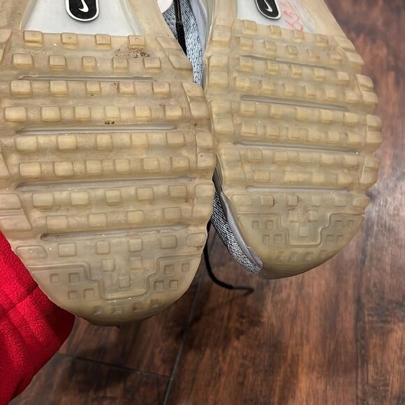 Nike Air Max with flash Technology women’s size 10 in GUC bluish grey running - Picture 5 of 9